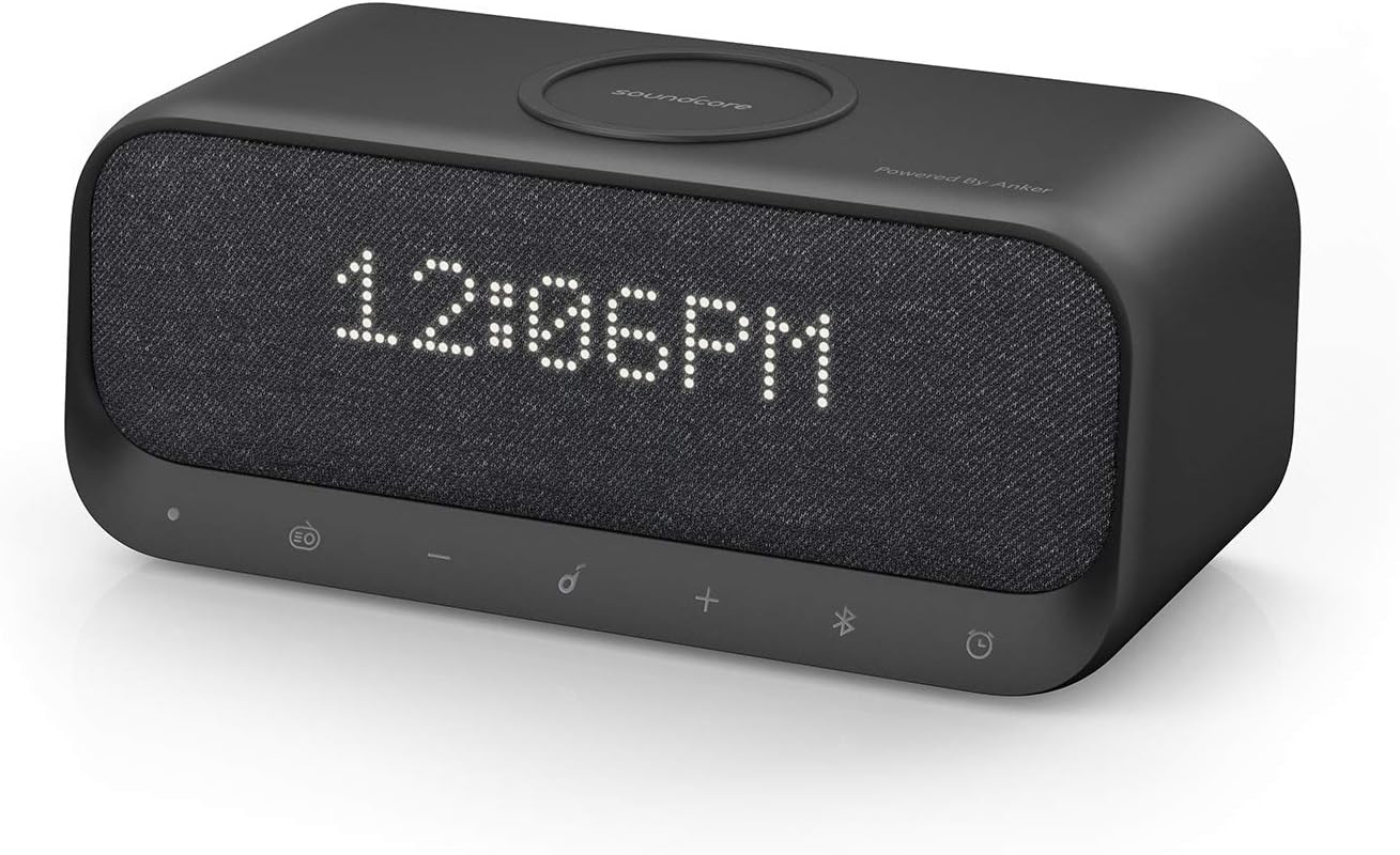 Anker Soundcore Wakey Bluetooth Speakers with Alarm - White Anker Soundcore Wakey Bluetooth Speakers with Alarm - White